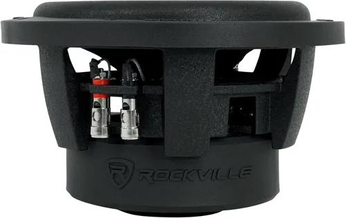 Miniatura 5 de Rockville W8K6D2 V2 1400W Peak / 350W RMS Subwoofer para automóvil de 8 pulgadas, doble 4 ohmios, audio de alta potencia, respuesta de graves