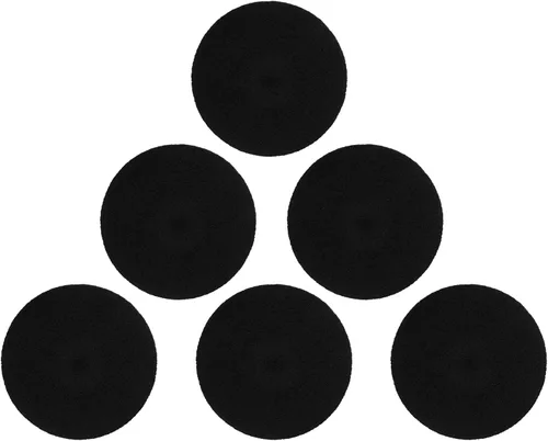 Paquete de 6 filtros de carbón para cubo de compost, filtros de compost para contenedor de encimera, repuesto de carbón activado absorbente de