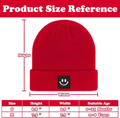 Miniatura 13 de Sombrero de Papá Noel de punto para niños pequeños, gorro de Navidad para recién nacido, disfraz de Papá Noel para bebé