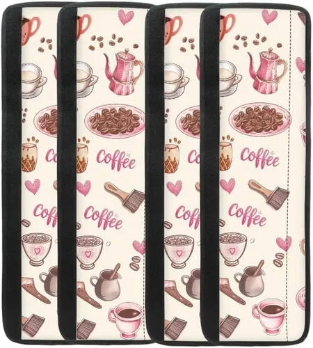 Miniatura 27 de Coldinair Fundas protectoras antideslizantes para manijas de puerta de refrigerador con estampado de mármol aguamarina, asas de decoración