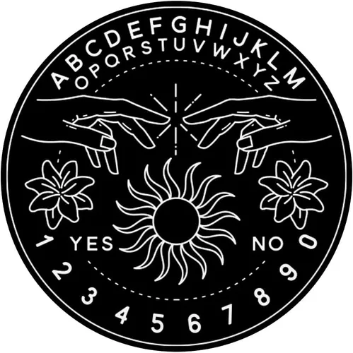 Miniatura 3 de Ouija Board Creepy Horror Juego Jugando Halloween Art PopSockets Swappable PopGrip