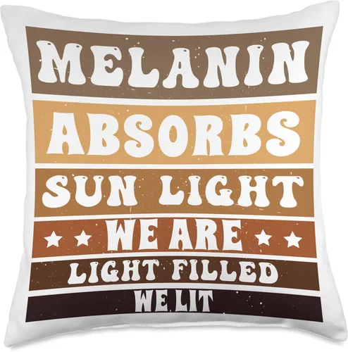 Miniatura 4 de Black History Month Melanin Pride Throw Pillow