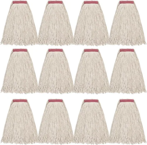 Miniatura 11 de Matthew Cleaning - Paquete de 3 trapeadores de algodón de 16 onzas, cuerda abierta de algodón, recambios de cuerda resistente, mezcla universal
