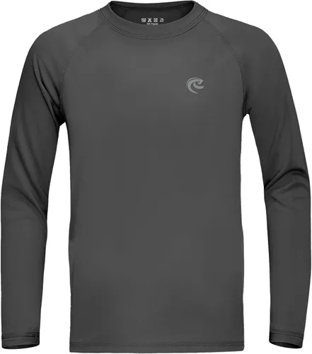 Miniatura 19 de Camiseta de natación de manga larga UPF 50+ para niños, paquete de 1 o 2 unidades de protección solar UV Rash Guard, camisetas de agua SPF