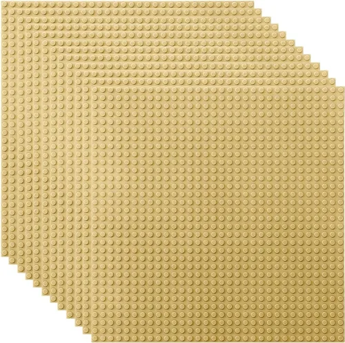 Miniatura 22 de Lekebaby Base de construcción clásica para ladrillos de construcción, 100% compatible con las principales marcas: placa base de 10 x 10 pulgadas