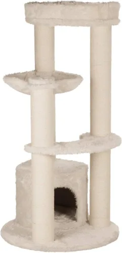 Miniatura 8 de TRIXIE Baza - Torre para gatos – Árbol para gatos con postes rascadores de yute, condominio, hamaca y cama extraíble – Muebles