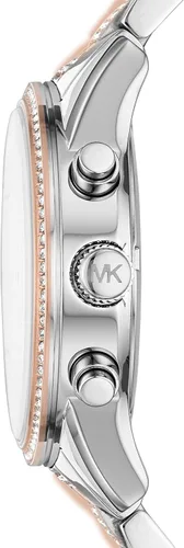 Miniatura 3 de Reloj Ritz de acero inoxidable para mujer de Michael Kors con cristal Topring.
