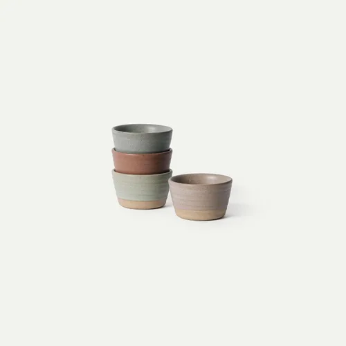 Miniatura 29 de Mora Juego de 4 Mini Ramekins, Platos de Cerámica para Hornear de 8 onzas - Aptos para Microondas, Horno y Lavavajillas - Pimienta Negra peppercorn