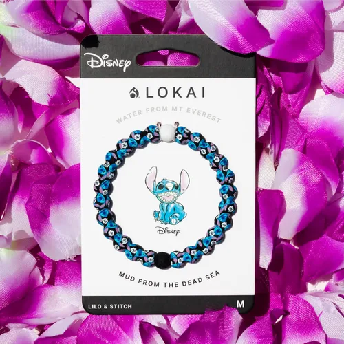 Miniatura 4 de Lokai Disney Lilo and Stitch Collection Bracelets - Silicone Beaded Bracelets for Women Men Jewelry Fashion Bracelets Slide-On for Comfortable Fit