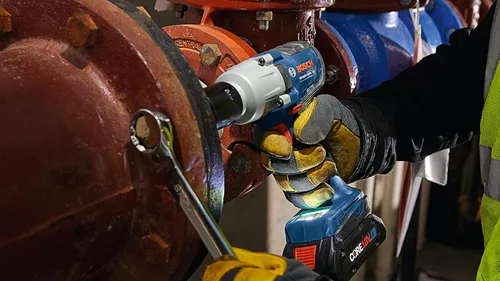 Miniatura 8 de BOSCH GDS18V-330PCN Llave de impacto de 18 V sin escobillas de 1/2 pulgada de par medio con retención de pasador (herramienta desnuda)