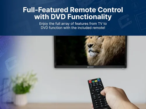 Miniatura 5 de Emerson ETD-2450 24" clase LED HDTV con reproductor de DVD incorporado, 720p HD, entradas HDMI/USB, sintonizador digital, diseño delgado, montaje