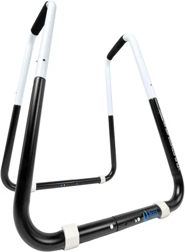 Ultimate Body Press Estación de Fitness con Barras para Fondos - Soporte Plegable de Ancho Ajustable con Agarres en Ángulo, Nivelación Estable y