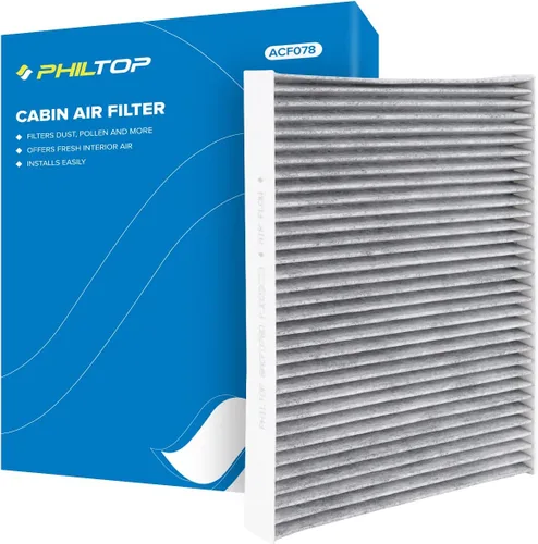 Miniatura 17 de PHILTOP Filtro de aire de cabina con carbón activado, compatible con CF10612 Smart Fortwo 2008, 2009, 2010, 2011, 2012, 2013, 2014, 2015-2018, Smart