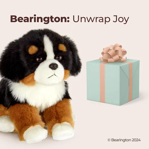 Miniatura 5 de Bearington Bernie The Bernese Mountain Dog Animal de Peluche, Animal de Peluche de Cachorro de 13 Pulgadas, para Edades de 3 a 14 Años