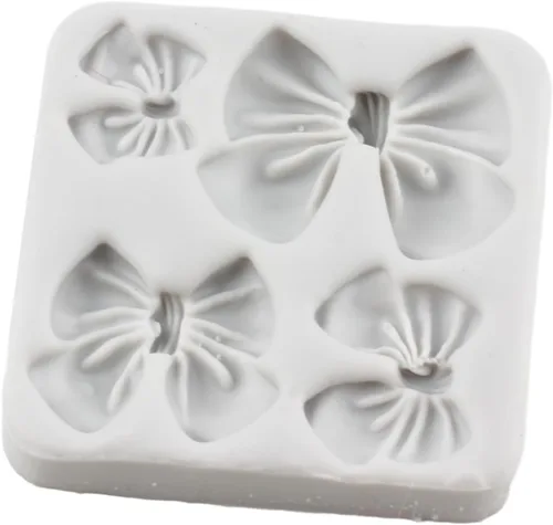 Miniatura 3 de Moldes de fondant de Bowknot para pajarita de silicona para decoración de pasteles Decoración de cupcakes Pasta de goma de chocolate Pasta