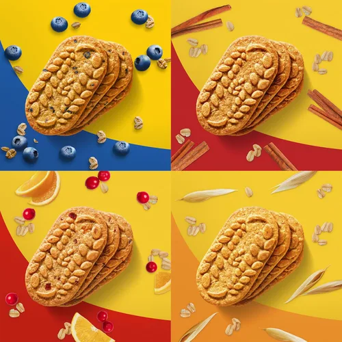 Miniatura 4 de Belvita - Galletas de desayuno en barra, paquete surtido de 4 sabores, 30 paquetes en total, 6 cajas (4 galletas por paquete)