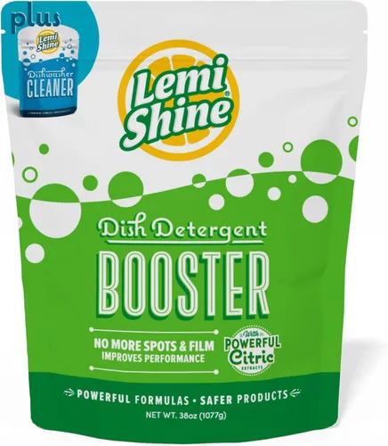 Miniatura 9 de Lemi Shine Potenciador de Detergente Natural para Platos - Removedor de Manchas de Agua Dura - Limpiador Multiusos de Ácido Cítrico - 24 oz