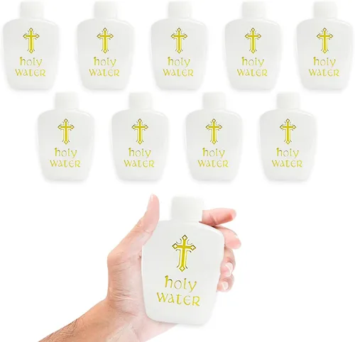Miniatura 8 de 5 botellas de agua bendita envases vacíos de agua bendita 2.0 fl oz botella de plástico de agua bendita