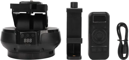 Miniatura 2 de Cabezal de bola de trípode panorámico motorizado de 2.4G, cabezal de inclinación panorámico motorizado automático con interfaz de liberación