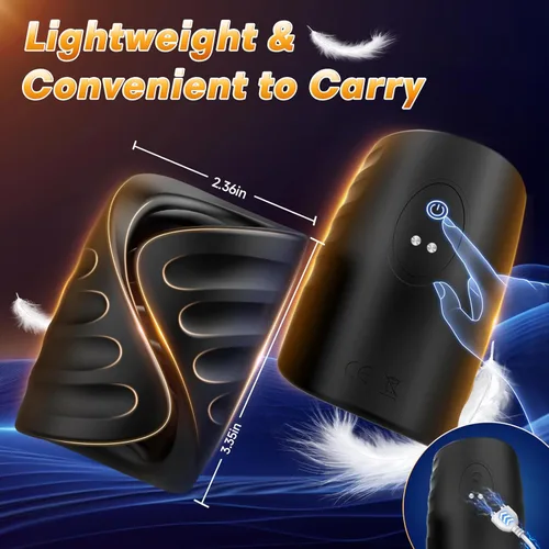Miniatura 7 de Juguetes sexuales masculinos para hombres, masturbador masculino, vibrador de entrenamiento de pene con control por app, juguete sexual vibrador