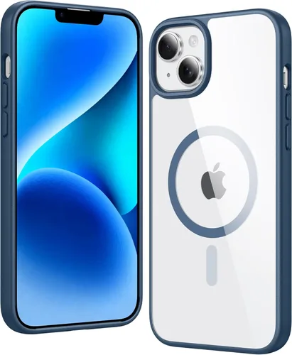 Miniatura 95 de FNTCASE Funda para iPhone 13 Pro-Max: Fundas magnéticas transparentes compatibles con Magsafe Slim anti amarillamiento protección contra caídas