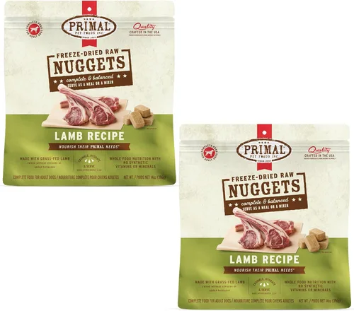 Miniatura 34 de Primal - Nuggets de comida cruda liofilizada para perros, venado, comida completa y equilibrada, también se puede utilizar como adorno o golosina