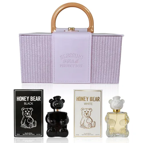 Miniatura 19 de 6PM - Juego de colonia de pareja Royal & Pink, 100 mlx2 Eau de Parfum de larga duración aroma floral y afrutado para mujeres y hombres, perfume