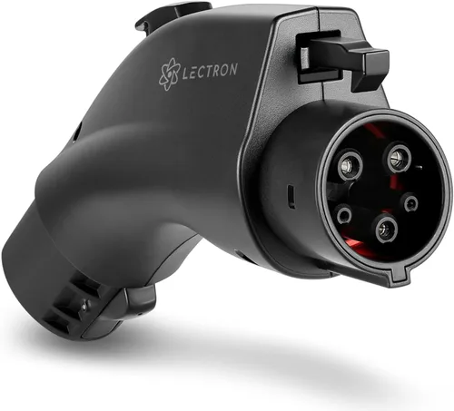 Lectron Adaptador de carga NACS a J1772 EV – Compatible con conectores de pared Tesla, cargadores de destino y conectores móviles (80A, 250V) – para