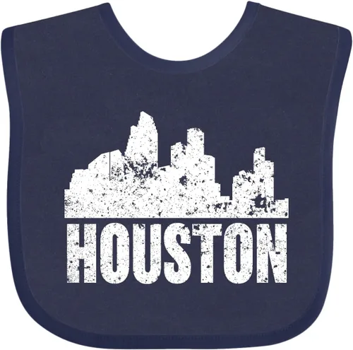 Miniatura 6 de inktastic Houston Skyline Grunge Baby Bib