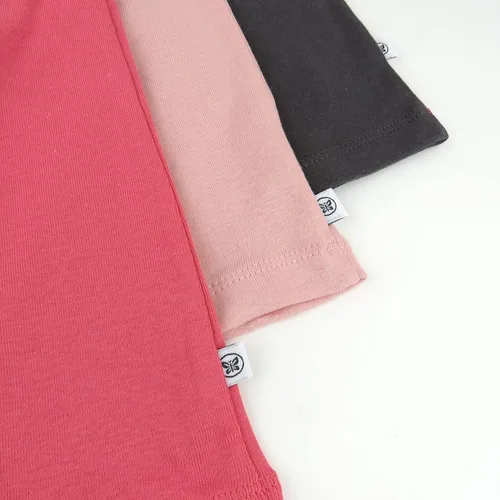 Miniatura 4 de HonestBaby Pantalones harén de algodón orgánico para niñas, paquete múltiple