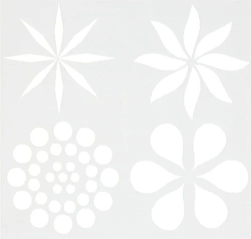 Miniatura 6 de Stencil1 Plantilla pequeña de piel de serpiente de 5.75 x 6 pulgadas – Plantillas reutilizables de calidad duradera para dibujar y pintar