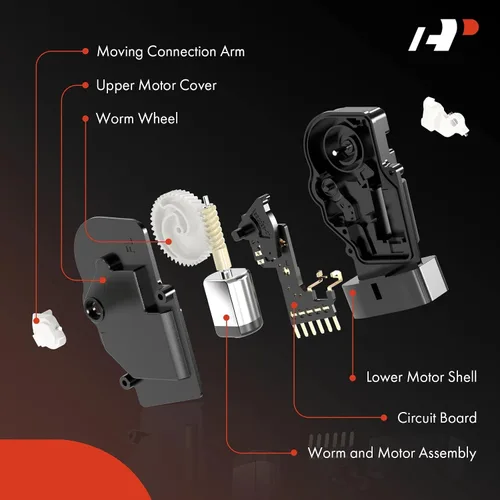 Miniatura 2 de A-Premium Actuador de bloqueo de puerta compatible con vehículos Kia y Hyundai, Rio/Rio5/Accent 2006-2011, 1.6L - lado delantero del conductor