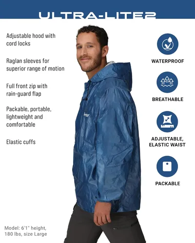 Miniatura 2 de FROGG TOGGS Men's Ultra-lite2 2-Layer Waterproof Breathable Rain Jacket