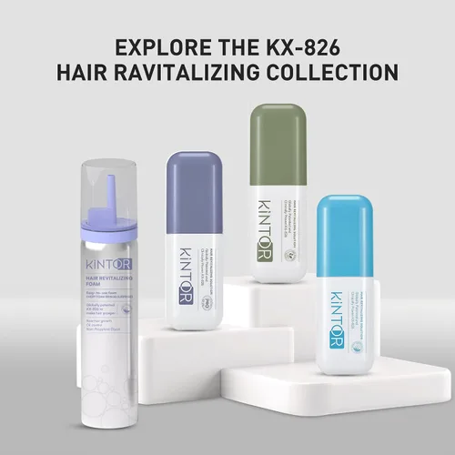 Miniatura 7 de KINTOR KX-826 - Aerosol para el crecimiento del cabello al 0.5%, bloqueador de DHT, reparación del cabello, más grueso, fortalecedor, cabello más