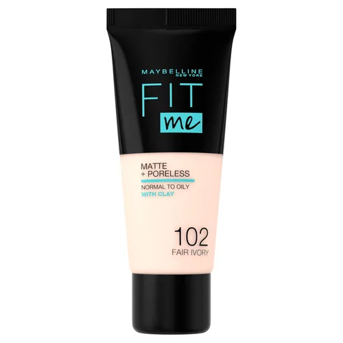 Miniatura 37 de Maybelline New York Fit Me Matte + Poreless Base Líquida, Formato de Bolsa, 220 Natural Beige, 1.3 onzas 220 Beige natural