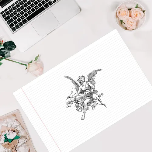 Miniatura 5 de Yaridar 17" x 11" Legal Pads, 25 Sheets/50 Pages Per Legal Note Pads, Line Notepads, 100Gsm White Line Paper