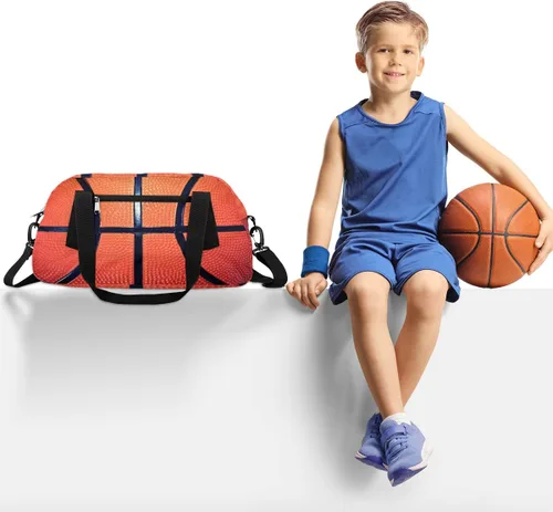 Miniatura 2 de Bolsa de lona para niños, bolsa de gimnasio deportiva para niños, niñas y adolescentes, bolsa de mano para el fin de semana, bolsa de viaje