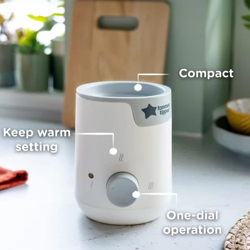 Miniatura 6 de Tommee Tippee Steridryer - Esterilizador eléctrico de vapor y secadora para biberones y accesorios y calentador de biberones Easiwarm que calienta