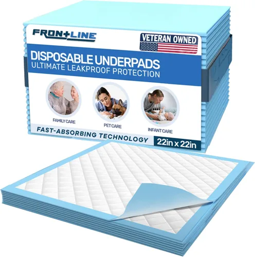 Paquete de 80 almohadillas para orina de cachorros de 22 x 22 pulgadas, ultra absorbentes, a prueba de fugas, para cachorros, perros pequeños y