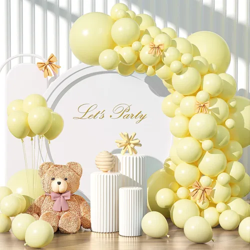 Miniatura 15 de Kit de arco de globos rojo brillante de 135 piezas de diferentes tamaños de 18, 12, 10 y 5 pulgadas, decoraciones de fiesta de color rojo para baby