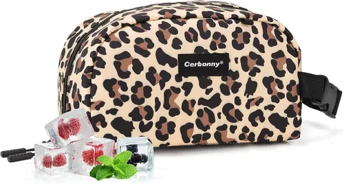 Miniatura 28 de Bolsa de almuerzo enfriadora - Congelable y aislada para viajes, niños/adultos, apta para yogur Rosa
