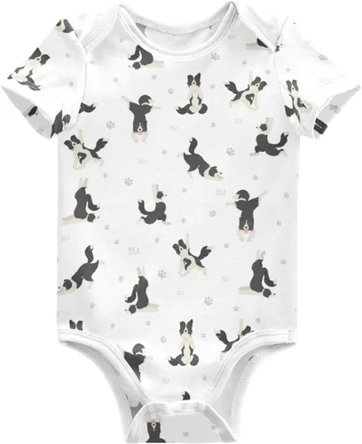 Miniatura 37 de vvfelixl Trajes de bebé lindos conjuntos de cachorros de manga corta de algodón ropa de bebé para niños niñas 0-24 meses