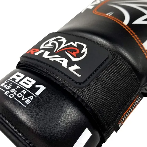 Miniatura 2 de RIVAL Boxing RB1 2.0 Ultra Bag Gloves - Guantes con cierre de gancho y bucle, microfibra súper resistente, espuma de alta densidad, palma de malla