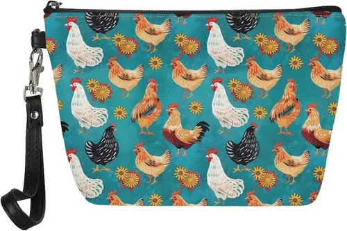 Miniatura 17 de HUGS IDEA Bolso animal del maquillaje de la impresión de la moda de las mujeres de la PU de, Negro (Dachshund), Chico