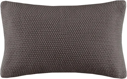 Miniatura 21 de Ink+Ivy Bree - Funda de almohada de punto de textura suave, funda decorativa europea, diseño de estilo de vida de cabaña para sofá, cama, sala