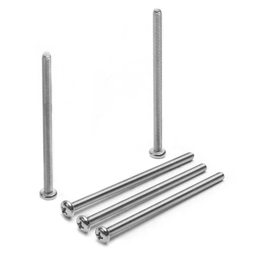 Miniatura 43 de Tornillos de máquina de jalar de perilla M4-0.028x0.197 in M4-0.028x0.197 in Tornillos de cabeza plana métrica Phillips Drive Tornillo de cabeza