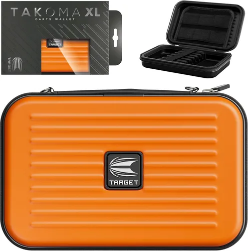 Miniatura 10 de Target Darts Takoma - Funda tipo cartera XL para dardos, verde con capacidad para 6 dardos, soporte protector de EVA con bolsas de doble cierre