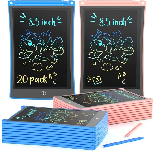 Miniatura 10 de KOKODI Juguetes para niñas y niños de 3, 4, 5, 6 años, tableta de escritura LCD reutilizable de 10 pulgadas, colorida, para garabatos, almohadilla