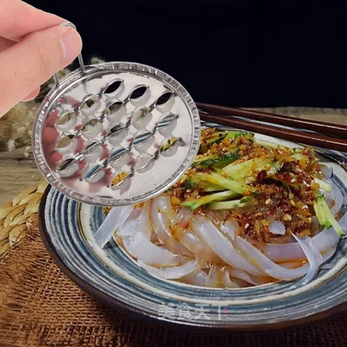 Miniatura 2 de Zerodeko 2 piezas de fideos jalea herramienta de raspador de alimentos de cocina raspador de fideos fríos, raspador de fideos de alimentos, raspador