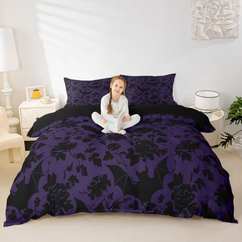 Miniatura 46 de Feelyou Love Gymnastics - Juego de ropa de cama de gimnasia para niñas y niños, ejercicios de suelo, ballet, funda de edredón decorativa de Multi 902